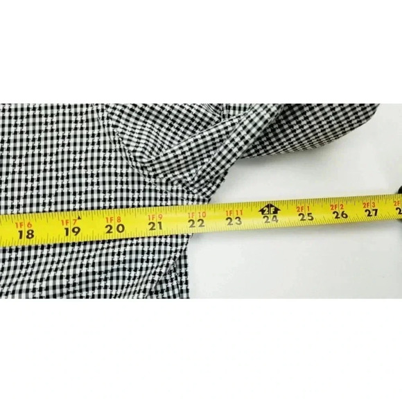 Robert Graham Modern America Tailored Fit Size Medium Men's Black White Check - Picture 2 of 11